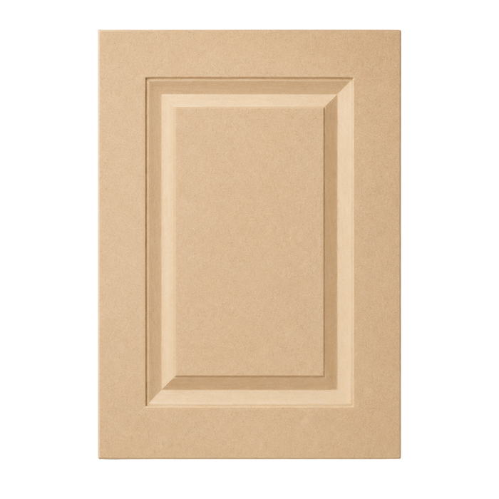 Raised Panel 02 - Unfinished Raw MDF Cabinet Door