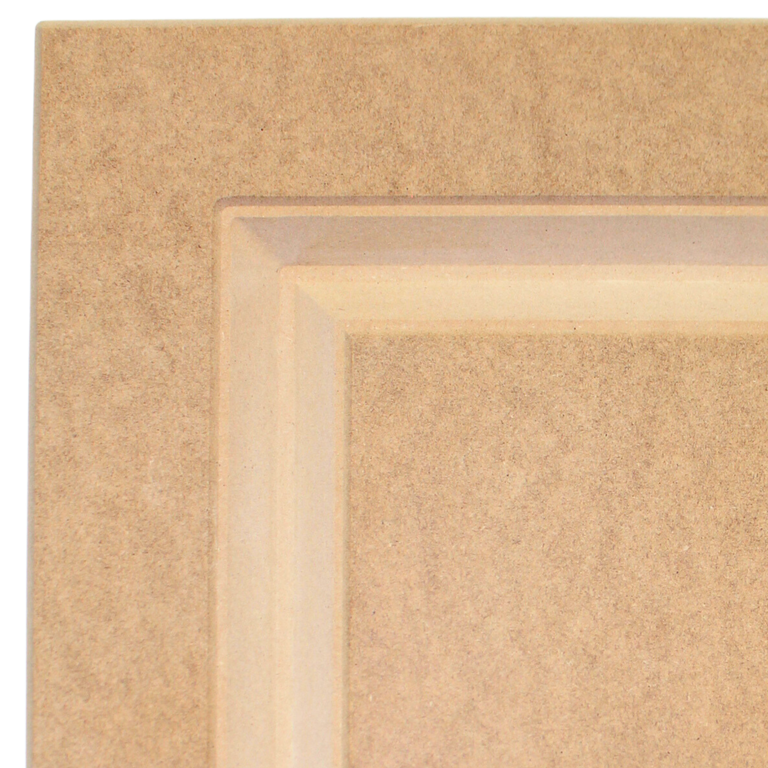 Raised Panel 02 - Unfinished Raw MDF Cabinet Door