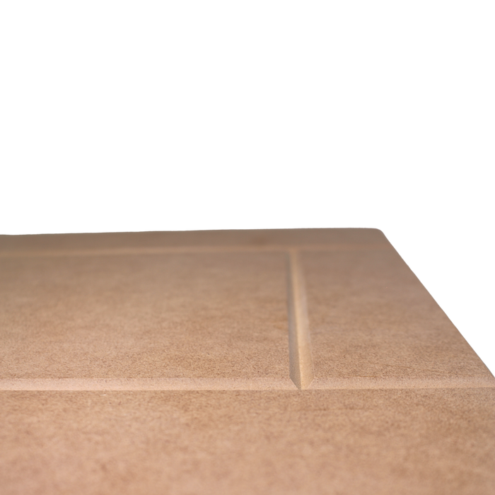 V Groove - Unfinished Raw MDF Cabinet Door