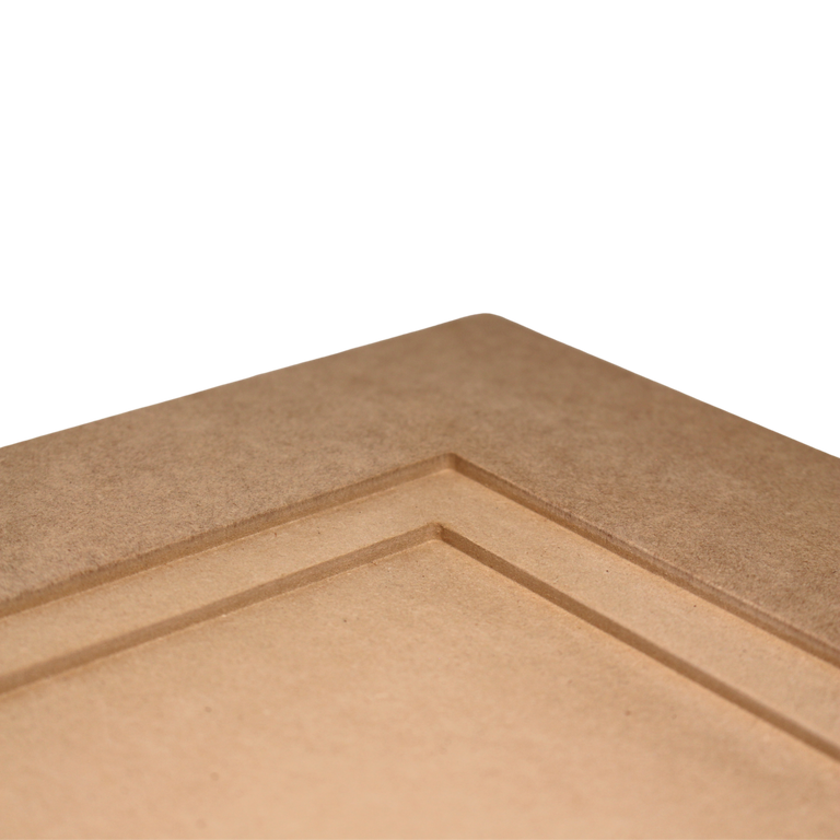 Wide Shaker - Unfinished Raw MDF Cabinet Door