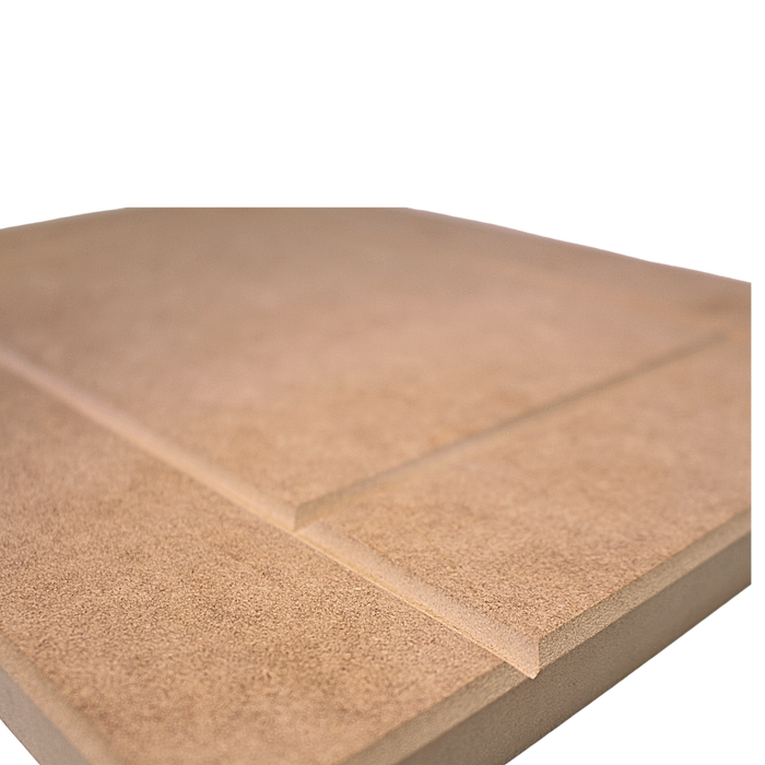 V Groove - Unfinished Raw MDF Cabinet Door