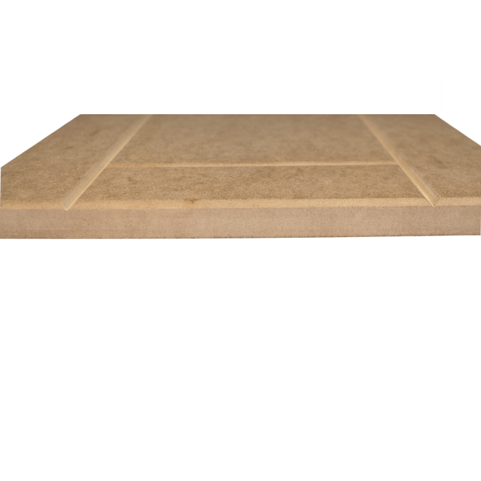 V Groove - Unfinished Raw MDF Cabinet Door