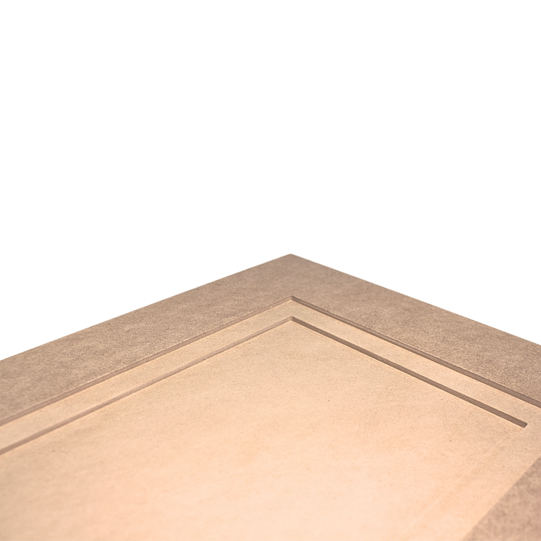 Wide Shaker - Unfinished Raw MDF Cabinet Door