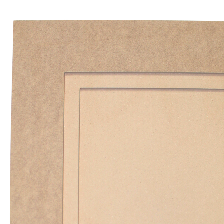 Wide Shaker - Unfinished Raw MDF Cabinet Door