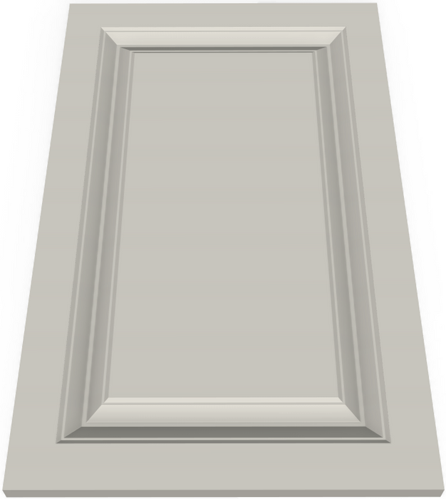 Raised Panel 02 - Painted MDF Cabinet Door
