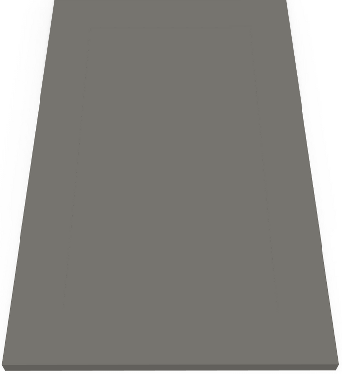 Flat Panel - Straight Edge - Painted MDF Cabinet Door